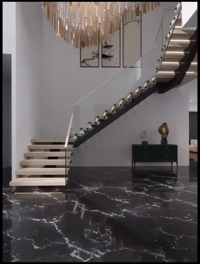 Custom Floating Stair Installation in Hempstead, NY