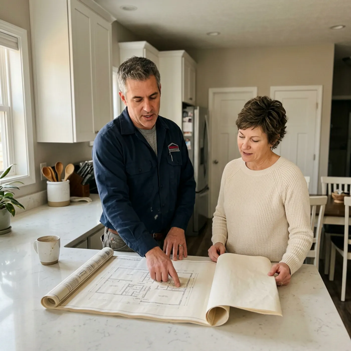 On-time floating stair installation completion for a Nassau County home renovation